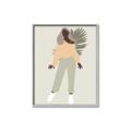 Picture of Palm Girl Fashion IV _GroupedProduct_Rectangle_Portrait_Canvas_Framed_