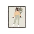 Picture of Palm Girl Fashion IV _GroupedProduct_Rectangle_Portrait_Canvas_Framed_