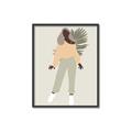 Picture of Palm Girl Fashion IV _GroupedProduct_Rectangle_Portrait_Canvas_Framed_