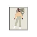 Picture of Palm Girl Fashion IV _GroupedProduct_Rectangle_Portrait_Canvas_Framed_