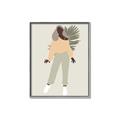 Picture of Palm Girl Fashion IV _GroupedProduct_Rectangle_Portrait_Canvas_Framed_