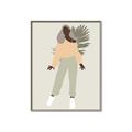 Picture of Palm Girl Fashion IV _GroupedProduct_Rectangle_Portrait_Canvas_Framed_