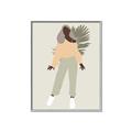 Picture of Palm Girl Fashion IV _GroupedProduct_Rectangle_Portrait_Canvas_Framed_