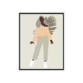 Picture of Palm Girl Fashion IV _GroupedProduct_Rectangle_Portrait_Canvas_Framed_