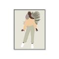 Picture of Palm Girl Fashion IV _GroupedProduct_Rectangle_Portrait_Canvas_Framed_