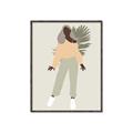 Picture of Palm Girl Fashion IV _GroupedProduct_Rectangle_Portrait_Canvas_Framed_