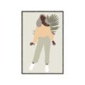 Picture of Palm Girl Fashion IV _GroupedProduct_Rectangle_Portrait_Canvas_Framed_