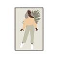 Picture of Palm Girl Fashion IV _GroupedProduct_Rectangle_Portrait_Canvas_Framed_