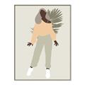 Picture of Palm Girl Fashion IV _GroupedProduct_Rectangle_Portrait_Canvas_Framed_