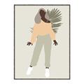 Picture of Palm Girl Fashion IV _GroupedProduct_Rectangle_Portrait_Canvas_Framed_
