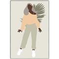 Picture of Palm Girl Fashion IV _GroupedProduct_Rectangle_Portrait_Canvas_Framed_