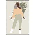 Picture of Palm Girl Fashion IV _GroupedProduct_Rectangle_Portrait_Canvas_Framed_