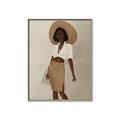 Picture of Fashion lady II _GroupedProduct_Rectangle_Portrait_Canvas_Framed_