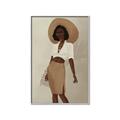 Picture of Fashion lady II _GroupedProduct_Rectangle_Portrait_Canvas_Framed_