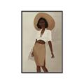 Picture of Fashion lady II _GroupedProduct_Rectangle_Portrait_Canvas_Framed_