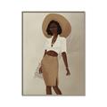 Picture of Fashion lady II _GroupedProduct_Rectangle_Portrait_Canvas_Framed_