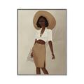 Picture of Fashion lady II _GroupedProduct_Rectangle_Portrait_Canvas_Framed_