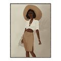 Picture of Fashion lady II _GroupedProduct_Rectangle_Portrait_Canvas_Framed_