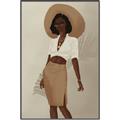 Picture of Fashion lady II _GroupedProduct_Rectangle_Portrait_Canvas_Framed_