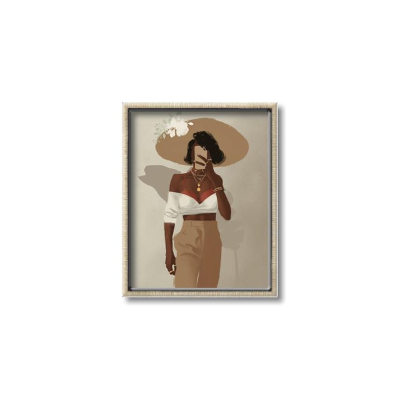 Picture of Selfie Queen _GroupedProduct_Rectangle_Portrait_Canvas_Framed_