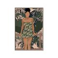 Picture of Tropical Lady II _GroupedProduct_Rectangle_Portrait_Canvas_Framed_