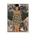 Picture of Tropical Lady II _GroupedProduct_Rectangle_Portrait_Canvas_Framed_