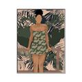 Picture of Tropical Lady II _GroupedProduct_Rectangle_Portrait_Canvas_Framed_