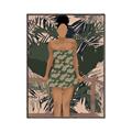 Picture of Tropical Lady II _GroupedProduct_Rectangle_Portrait_Canvas_Framed_