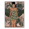 Picture of Tropical Lady II _GroupedProduct_Rectangle_Portrait_Canvas_Framed_