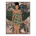 Picture of Tropical Lady II _GroupedProduct_Rectangle_Portrait_Canvas_Framed_