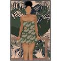 Picture of Tropical Lady II _GroupedProduct_Rectangle_Portrait_Canvas_Framed_