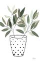 Picture of Leaves in Fun Vase I _GroupedProduct_Rectangle_Portrait_Unframed_Print_Only_