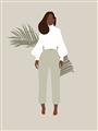 Picture of Palm Girl Fashion I _GroupedProduct_Rectangle_Portrait_Unframed_Print_Only_