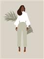 Picture of Palm Girl Fashion I _GroupedProduct_Rectangle_Portrait_Unframed_Print_Only_