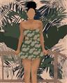 Picture of Tropical Lady II _GroupedProduct_Rectangle_Portrait_Unframed_Print_Only_