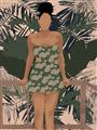 Picture of Tropical Lady II _GroupedProduct_Rectangle_Portrait_Unframed_Print_Only_