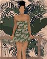 Picture of Tropical Lady II _GroupedProduct_Rectangle_Portrait_Unframed_Print_Only_