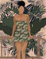 Picture of Tropical Lady II _GroupedProduct_Rectangle_Portrait_Unframed_Print_Only_