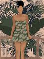 Picture of Tropical Lady II _GroupedProduct_Rectangle_Portrait_Unframed_Print_Only_