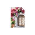 Picture of Red Floral Arch _GroupedProduct_Rectangle_Portrait_Unframed_Print_Only_