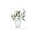 Picture of Leaves in Fun Vase I _GroupedProduct_Rectangle_Portrait_Unframed_Print_Only_