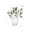 Picture of Leaves in Fun Vase I _GroupedProduct_Rectangle_Portrait_Unframed_Print_Only_