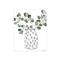 Picture of Leaves in Fun Vase II  _GroupedProduct_Rectangle_Portrait_Unframed_Print_Only_