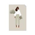 Picture of Palm Girl Fashion I _GroupedProduct_Rectangle_Portrait_Unframed_Print_Only_