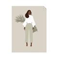 Picture of Palm Girl Fashion I _GroupedProduct_Rectangle_Portrait_Unframed_Print_Only_