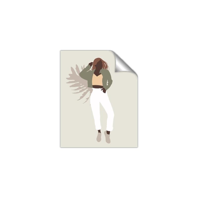 Picture of Palm Girl Fashion II  _GroupedProduct_Rectangle_Portrait_Unframed_Print_Only_