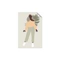 Picture of Palm Girl Fashion IV _GroupedProduct_Rectangle_Portrait_Unframed_Print_Only_
