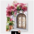 Picture of Red Floral Arch _GroupedProduct_Rectangle_Portrait_Canvas_