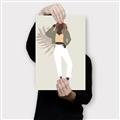 Picture of Palm Girl Fashion II  _GroupedProduct_Rectangle_Portrait_Canvas_
