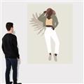 Picture of Palm Girl Fashion II  _GroupedProduct_Rectangle_Portrait_Canvas_